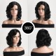 Black Short Wave Hair