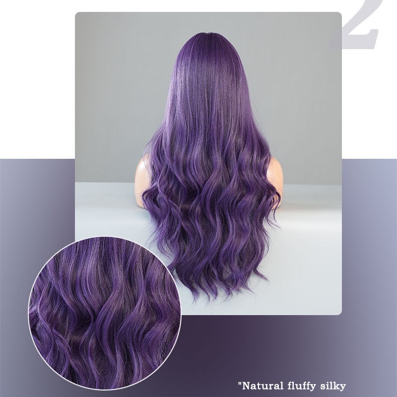 Lofty Waves Long Ombré Lavender Synthetic Wig