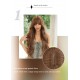 Honey Oolong Brown Super Long Wavy Curls with Straight Bangs Wig