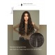 Long Black Wavy Wig with Center Part Synthetic Wig