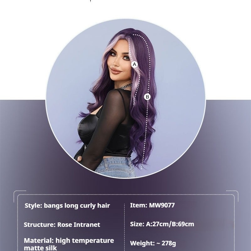 Lofty Waves Long Ombré Lavender Synthetic Wig