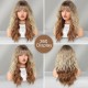 Long Wavy Wig with Blonde Highlights