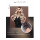 Middle Part Champagne Wavy Long Hair Small T-Lace Synthetic Wig