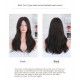 Middle Part Hand-Tied Lace Front Long Wavy Wig