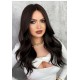 Middle Part Hand-Tied Lace Front Long Wavy Wig