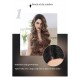 Mocha Brown Balayage Wavy Side-Part Lace Long Wig