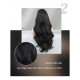 Natural Black Long Big Waves Side Part Lace Wig