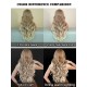 Off-White Long Curls Side Part Big Waves Lace Front Wig