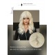 Platinum Blonde Mid-Length Wavy Bang Wig 50cm