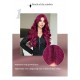 Purple-Red Wavy Long Curls Wig with Small T-Part Lace Front Wig