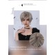 Short Straight Hair with Angled Bangs Champagne Blonde Pixie Cut Wig