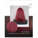 T-Part Lace Front Wig with Purple-Red Shoulder-Length Straight Hair and Side Part