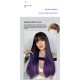 Barbie Blue Ombre Long Straight Hair Wig with Air Bangs