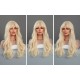 Barbie Blonde Long Curls Center Part Wig