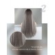 Marled Brown Long Straight Hair Wig with Highlights