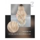 T-Part Lace Side-Parted Champagne Blonde Gradient Wave Synthetic Wig