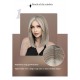 T-Front Lace Bob Cut Short Straight Hair Wig with Light Golden Synthetic Wig