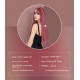 Pink Highlights Long Straight Hair Wig Perfect for Lolita Style