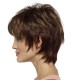 Natural Brown Short Wavy Wig