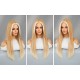 Elegant Tea and Gold Layered Long Straight Wig with Highlights