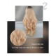 Elegant Tangerine Gold-Part Lace Wavy Wig with Side Part