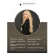 Gold Wavy Small T-Part Lace Front Wig with Platinum Highlights Wig