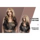 Golden Ombre T-Shaped Lace Wavy Long Curl Wig