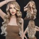 Off-White Long Curls Side Part Big Waves Lace Front Wig