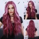 Starry Amethyst Ombre Purple Long Wavy Lace Wig