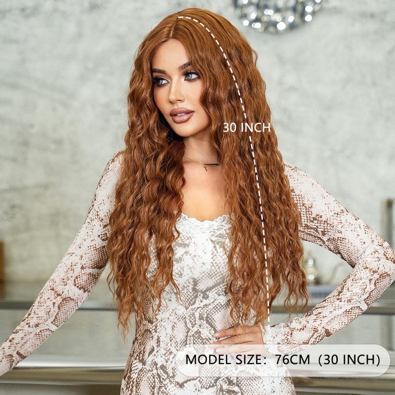 T Part Synthetic Lace Front Wig Honey Blonde Latin Wave